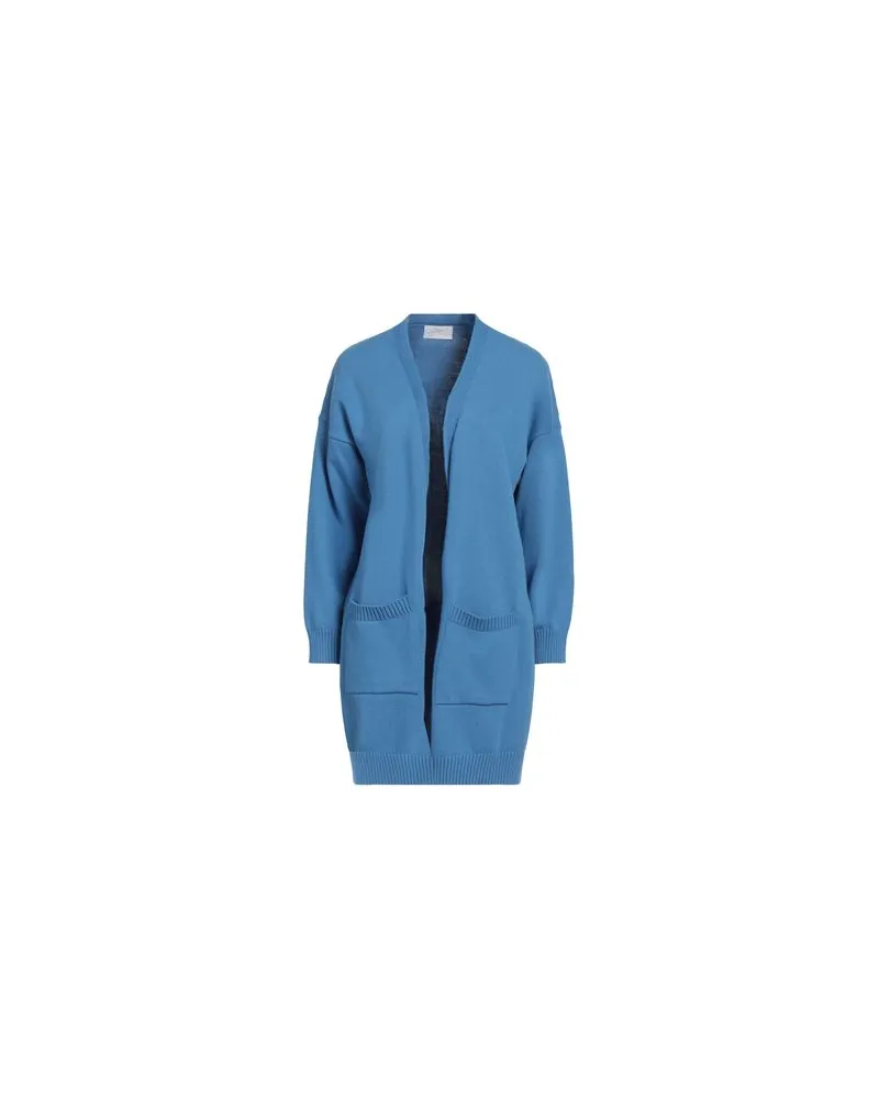 Soallure STRICKWAREN - Strickjackenauf YOOX.COM Azurblau