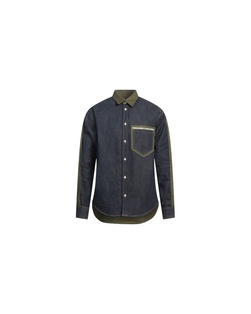 Dsquared2 TOPS - Jeanshemdenauf YOOX.COM Blau