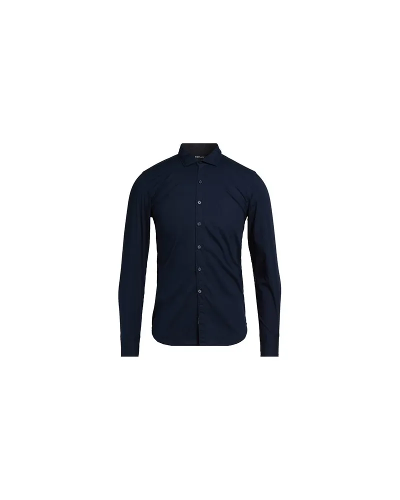 Replay TOPS - Hemdenauf YOOX.COM Marineblau
