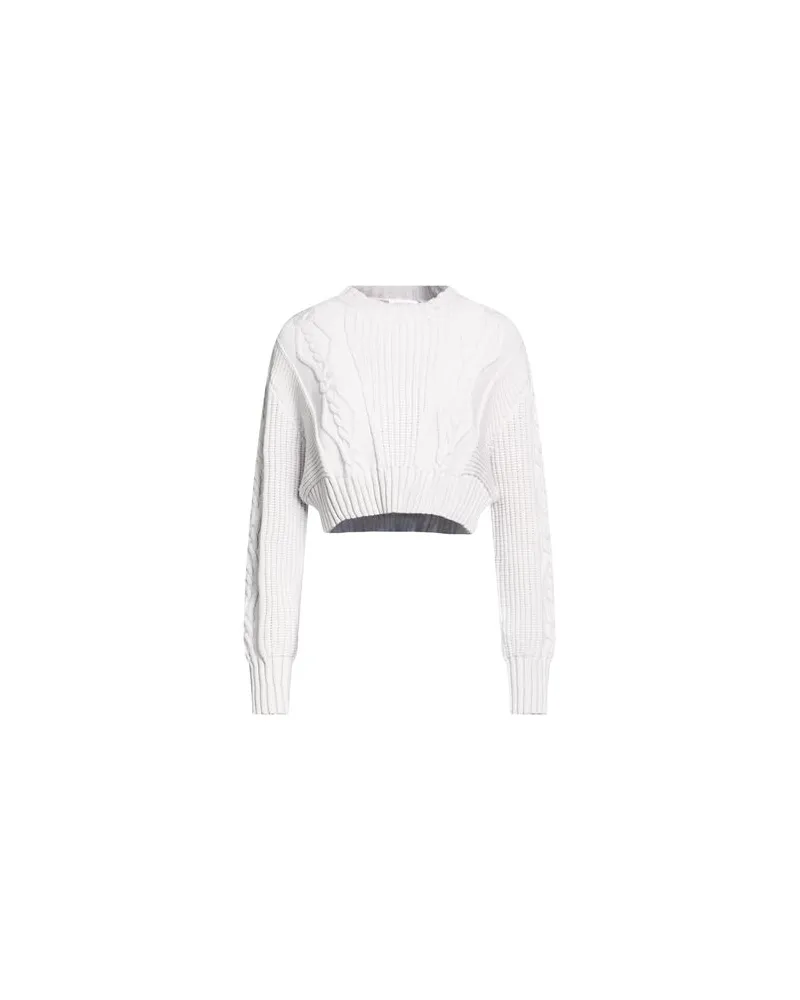 Patrizia Pepe STRICKWAREN - Pulloverauf YOOX.COM Hellgrau