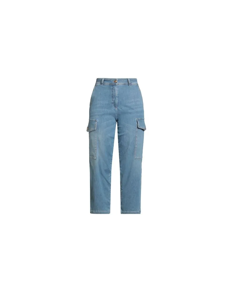 Luisa Spagnoli HOSEN & RÖCKE - Jeanshosenauf YOOX.COM Blau