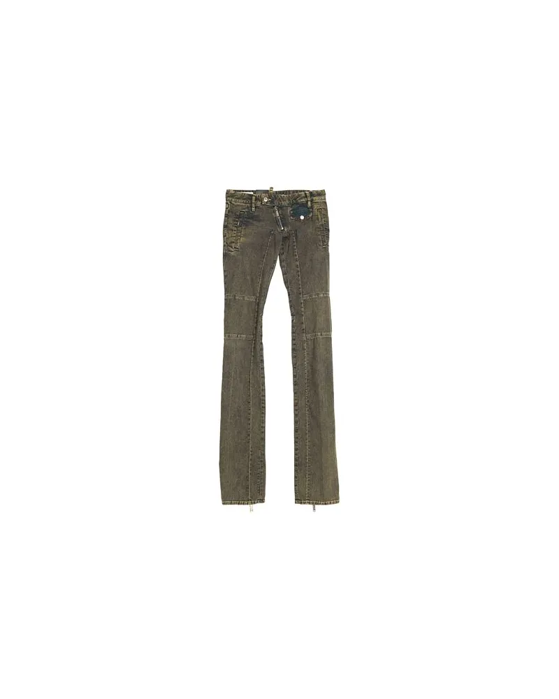 Dsquared2 HOSEN & RÖCKE - Jeanshosenauf YOOX.COM Militärgrün