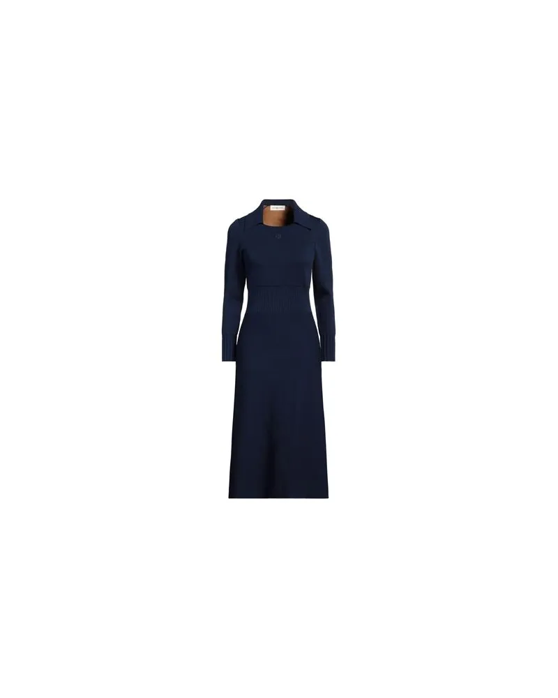 Tory Burch KLEIDER - Midi-Kleiderauf YOOX.COM Marineblau