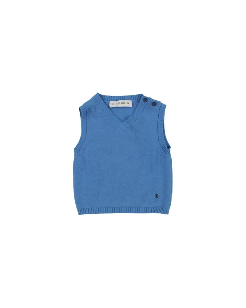 Manuel Ritz STRICKWAREN - Pulloverauf YOOX.COM Azurblau