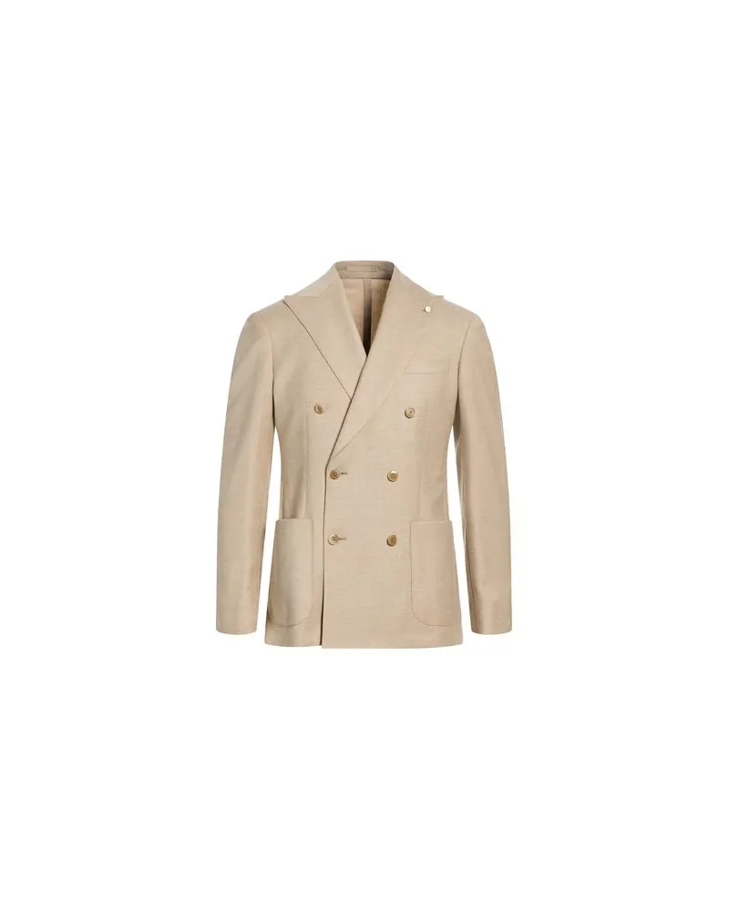 Luigi Bianchi Mantova ANZÜGE und CO-ORDS - Blazersauf YOOX.COM Beige