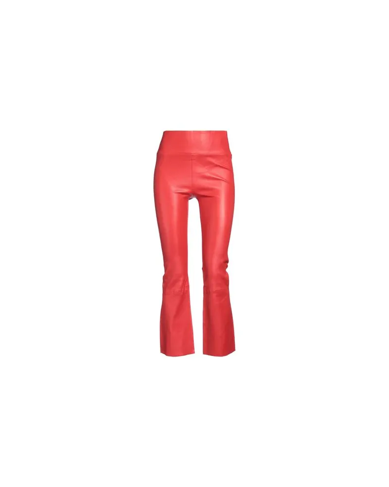 SPRWMN HOSEN & RÖCKE - Leggingsauf YOOX.COM Tomatenrot