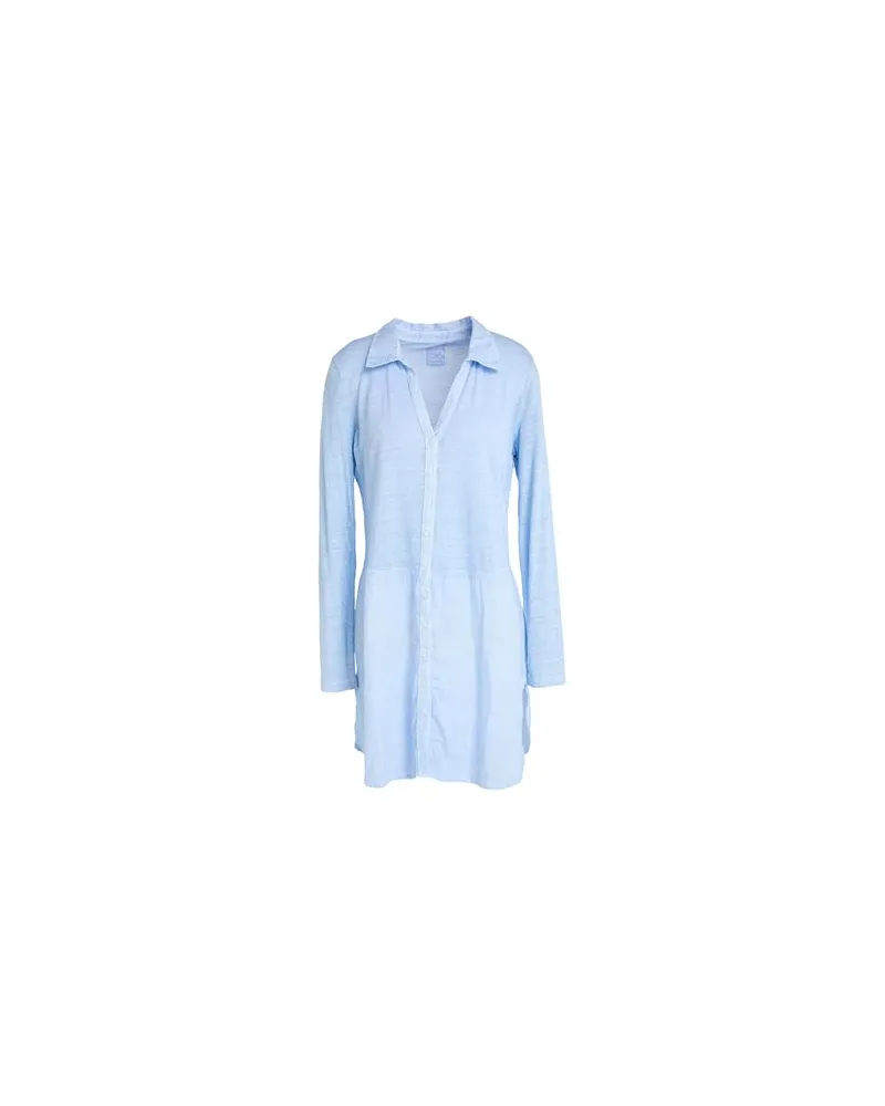 120% Lino KLEIDER - Mini-Kleiderauf YOOX.COM Hellblau
