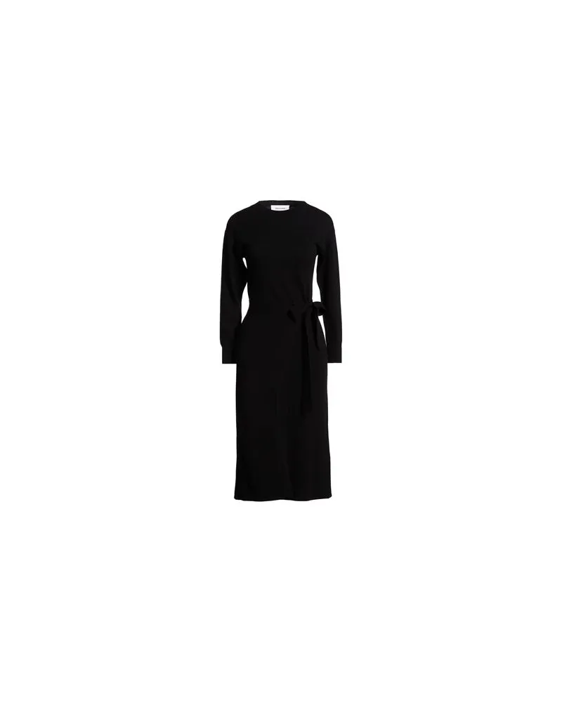 Yves Salomon KLEIDER - Midi-Kleiderauf YOOX.COM Schwarz