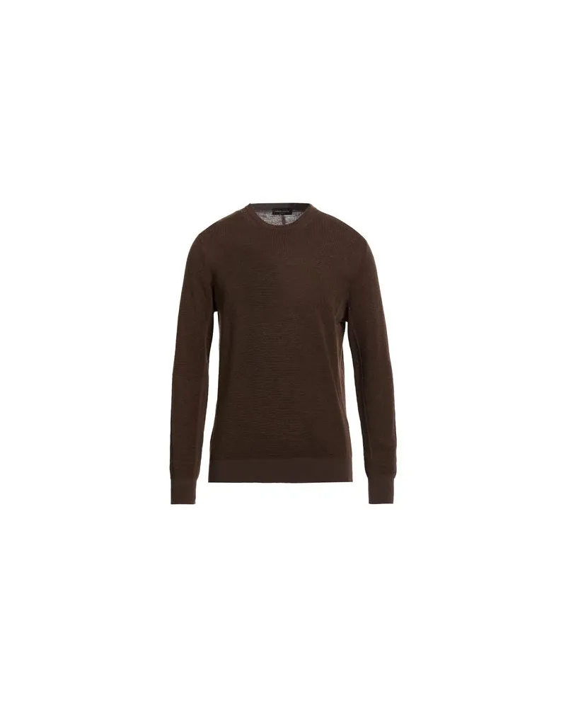 Roberto Collina STRICKWAREN - Pulloverauf YOOX.COM Schokobraun