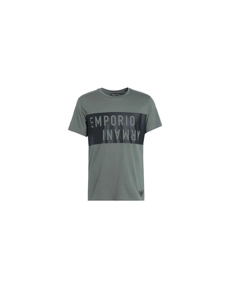 Emporio Armani MENS KNIT T-SHIRT  - TOPS - T-shirtsauf YOOX.COM Militärgrün