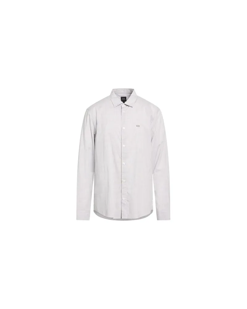 Armani Exchange TOPS - Hemdenauf YOOX.COM Hellgrau