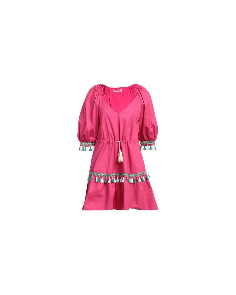 KONTATTO KLEIDER - Mini-Kleiderauf YOOX.COM Fuchsia