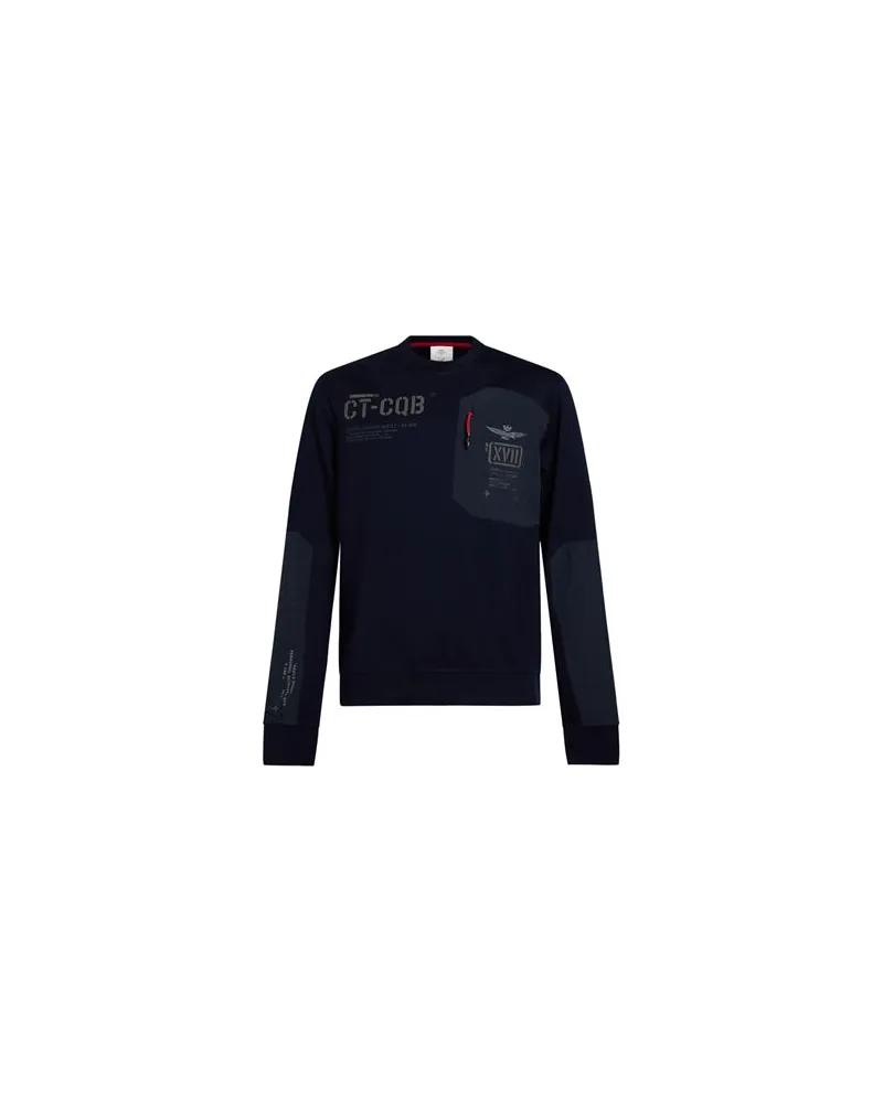 Aeronautica Militare TOPS - Sweatshirtsauf YOOX.COM Marineblau