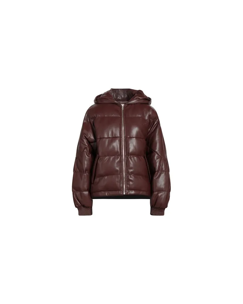 Pinko JACKEN & MÄNTEL - Pufferjacken & Daunenjackenauf YOOX.COM Dunkelbraun