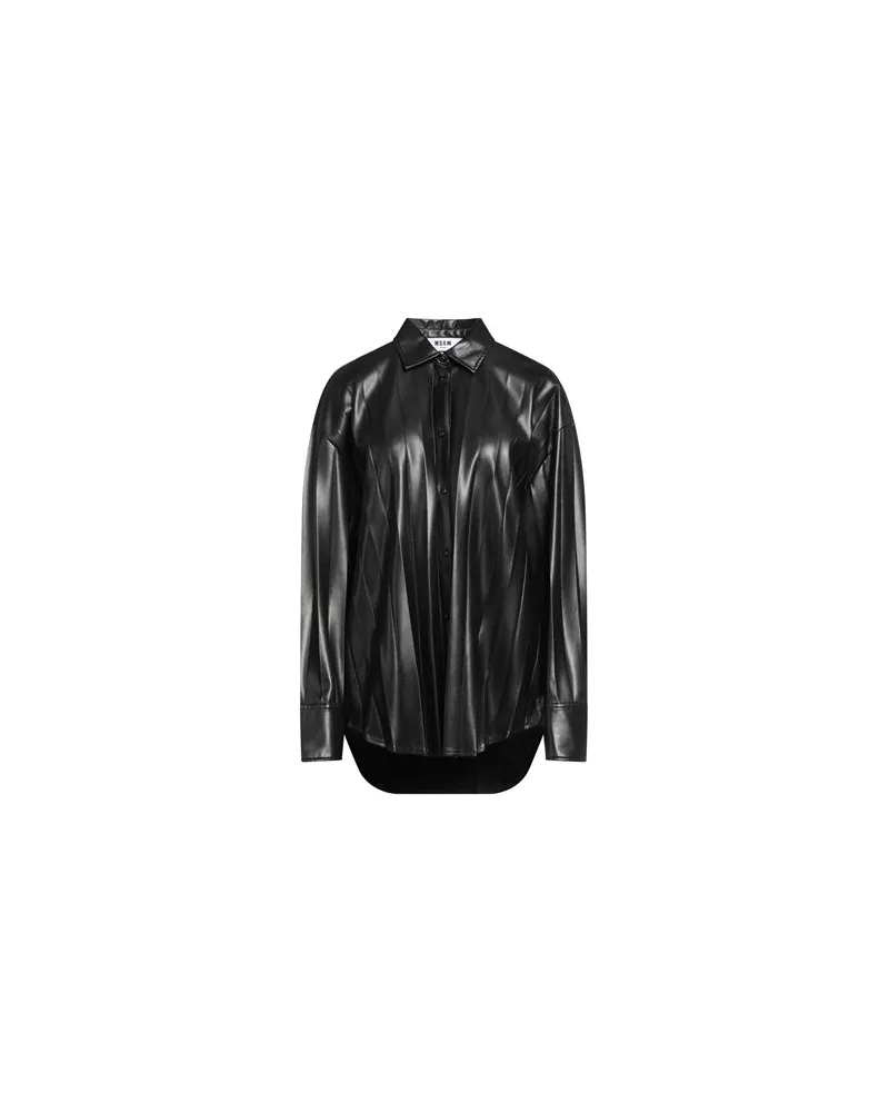 MSGM TOPS - Hemdenauf YOOX.COM Schwarz