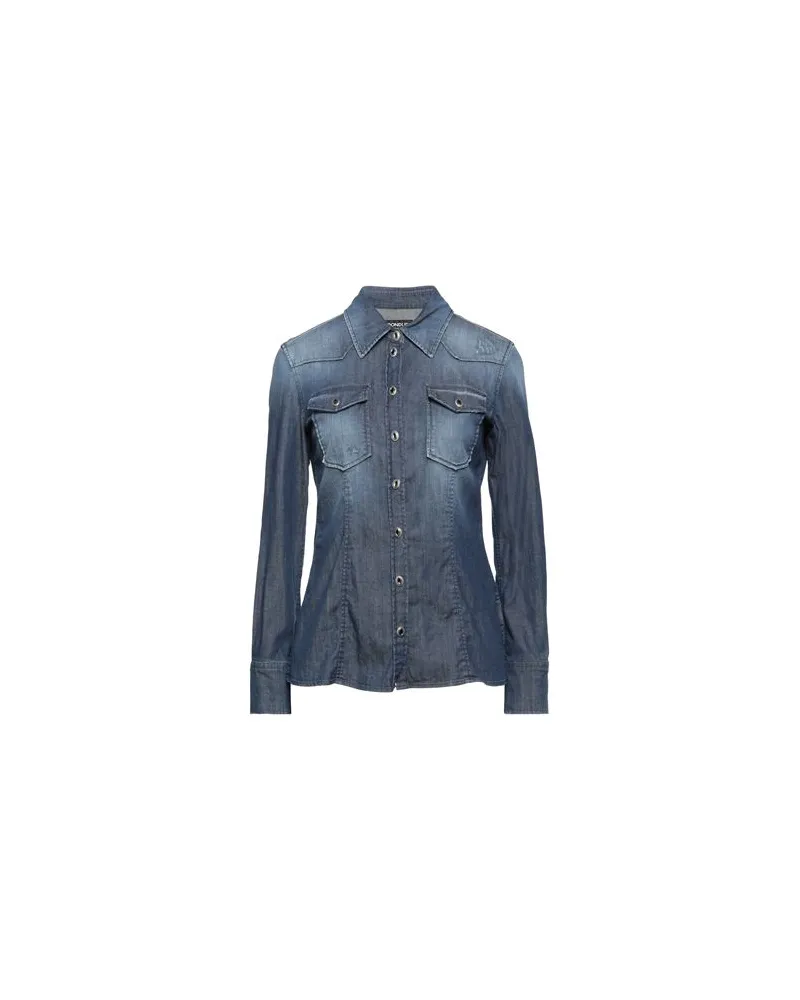 Dondup TOPS - Jeanshemdenauf YOOX.COM Blau