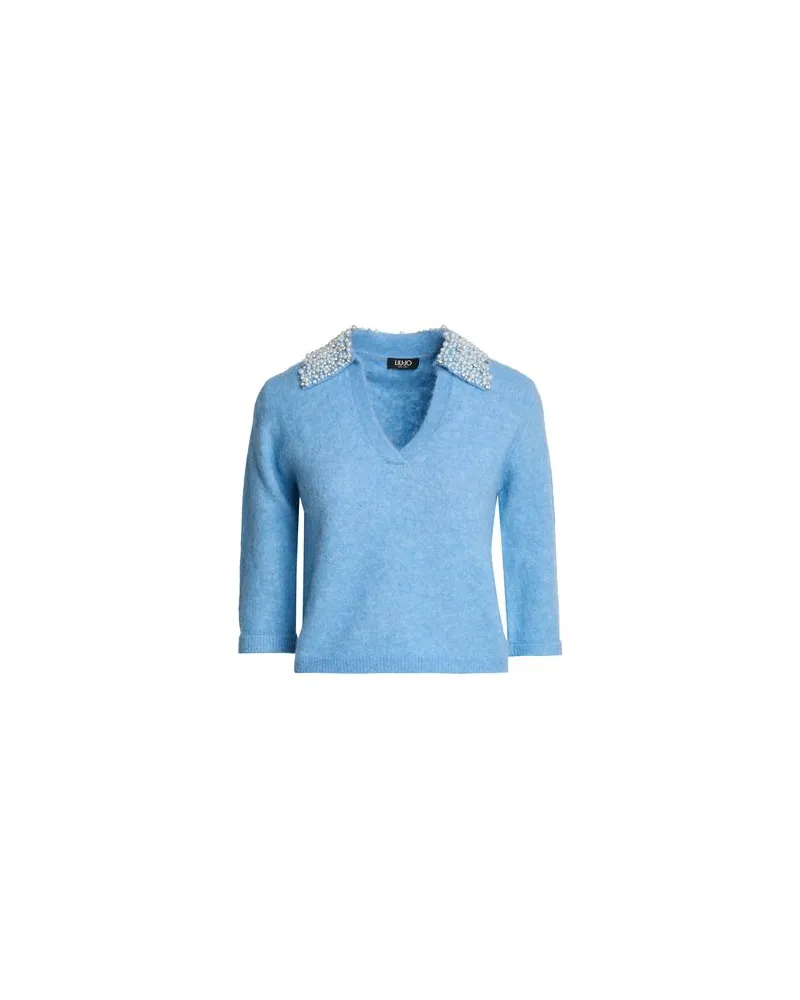 Liu Jo STRICKWAREN - Pulloverauf YOOX.COM Hellblau
