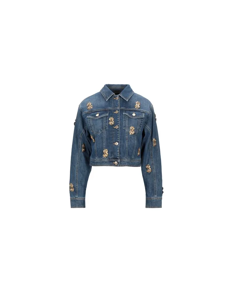 Moschino JACKEN & MÄNTEL - Jeansjacken/Mäntelauf YOOX.COM Blau