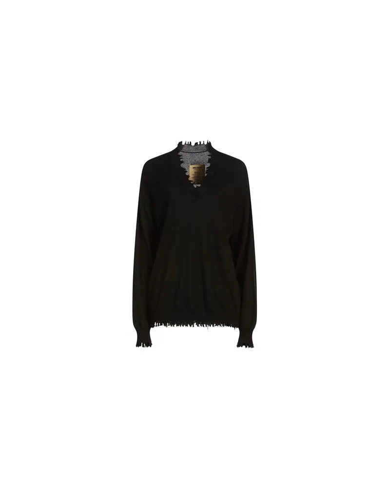 Uma Wang STRICKWAREN - Pulloverauf YOOX.COM Schwarz