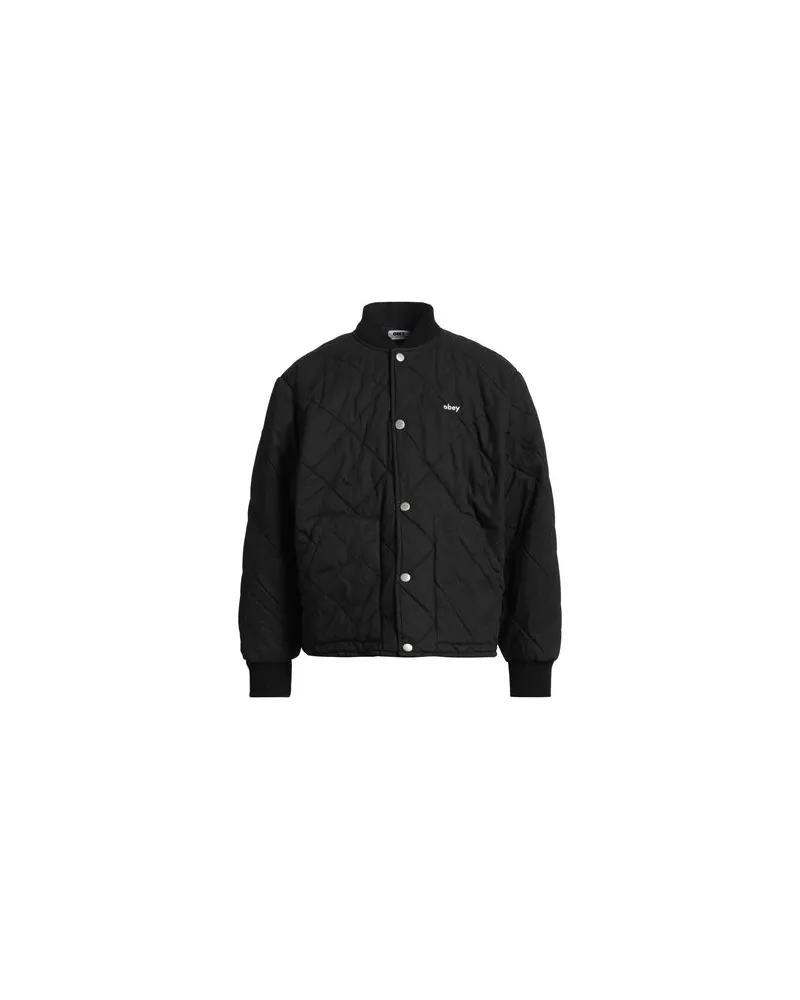 Obey JACKEN & MÄNTEL - Pufferjacken & Daunenjackenauf YOOX.COM Schwarz