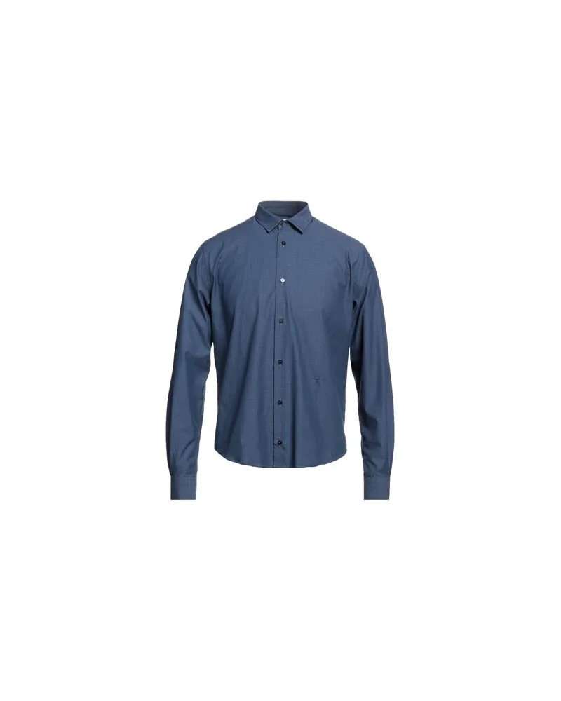 Trussardi TOPS - Hemdenauf YOOX.COM Blau