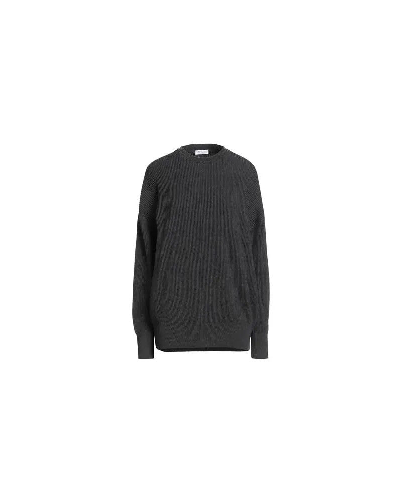 Brunello Cucinelli STRICKWAREN - Pulloverauf YOOX.COM Braungrau