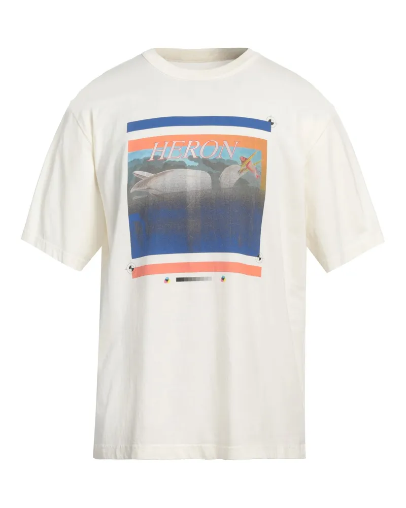 Heron Preston T-shirts Elfenbein