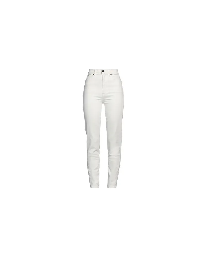 SLVRLAKE HOSEN & RÖCKE - Jeanshosenauf YOOX.COM Elfenbein