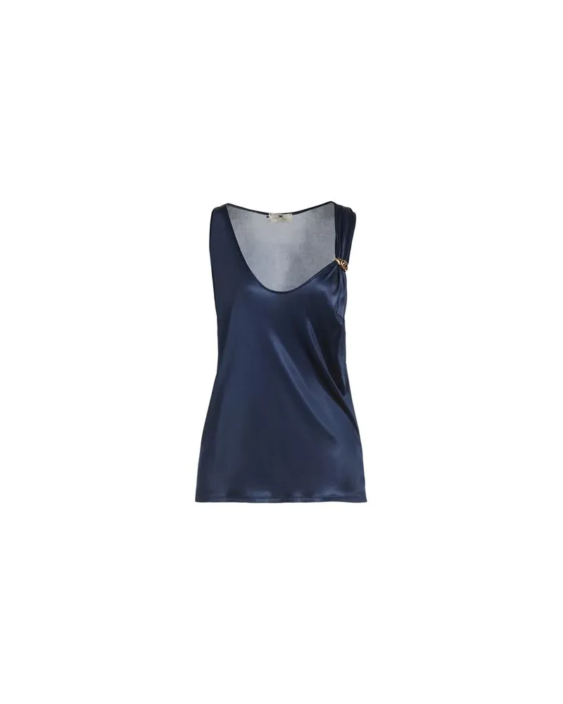 Elisabetta Franchi TOPS - Tank Topsauf YOOX.COM Blau