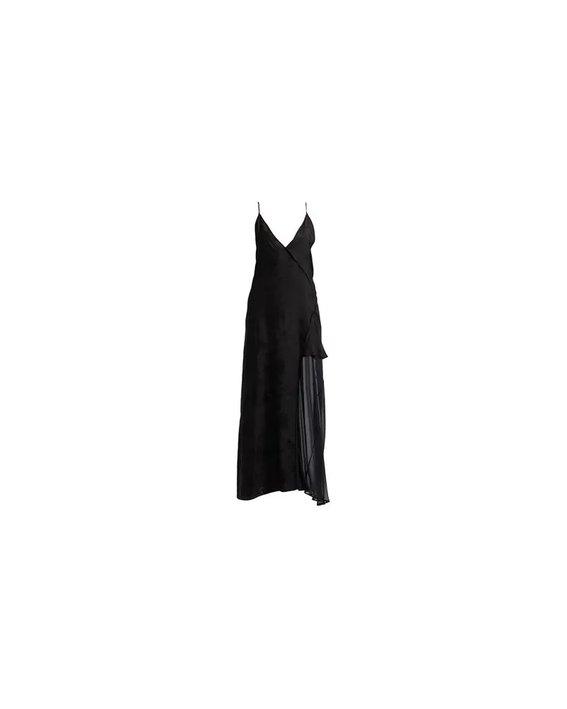 Isabel Benenato KLEIDER - Maxi-Kleiderauf YOOX.COM Schwarz