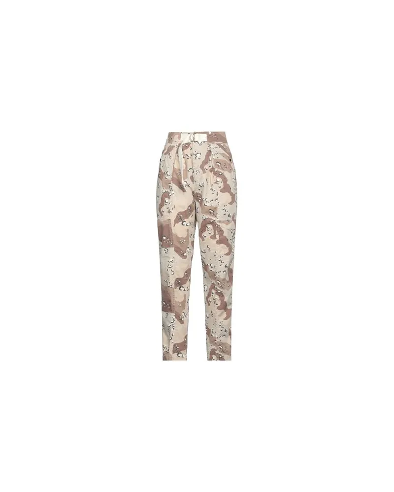 PLAN C HOSEN & RÖCKE - Hosenauf YOOX.COM Beige