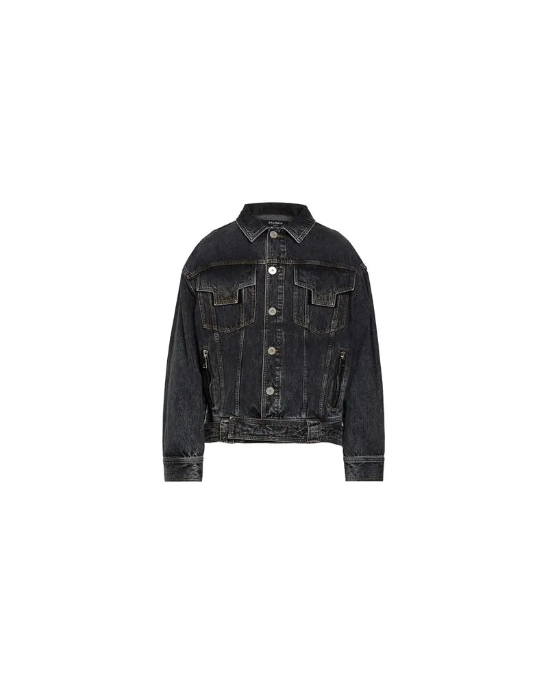 Balmain JACKEN & MÄNTEL - Jeansjacken/Mäntelauf YOOX.COM Schwarz