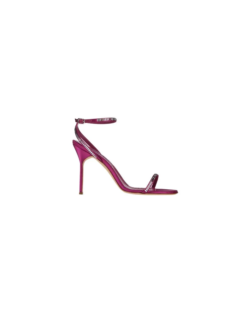 Manolo Blahnik SCHUHE - Sandalenauf YOOX.COM Malve
