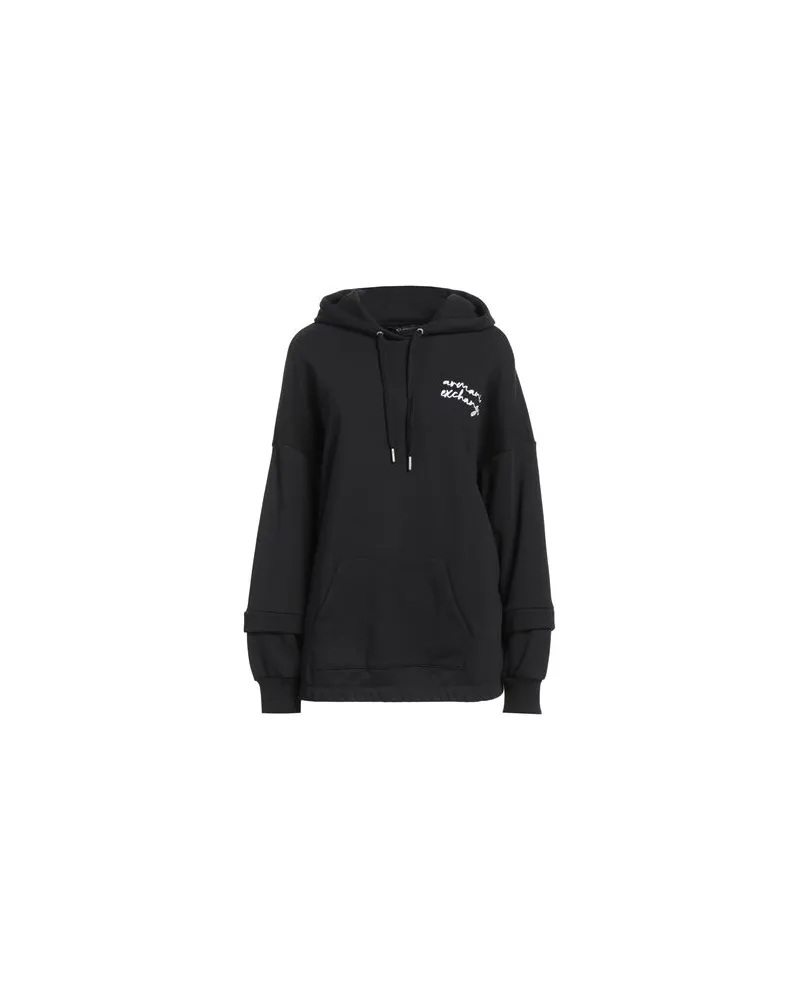 Armani Exchange TOPS - Sweatshirtsauf YOOX.COM Schwarz