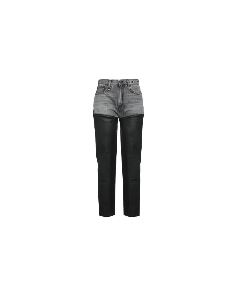 R13 HOSEN & RÖCKE - Jeanshosenauf YOOX.COM Schwarz