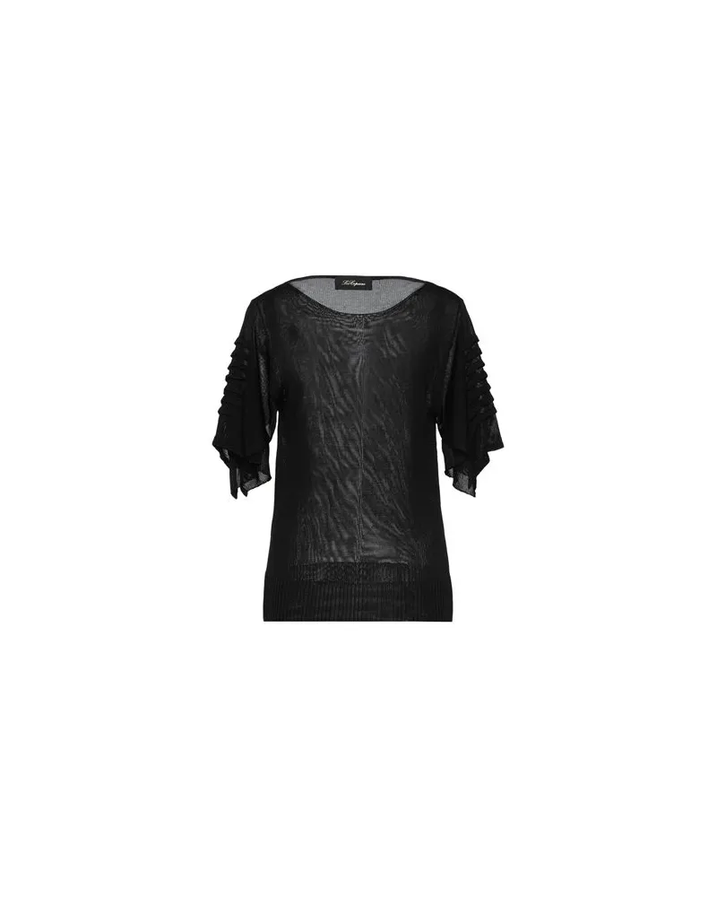 Les Copains STRICKWAREN - Pulloverauf YOOX.COM Schwarz