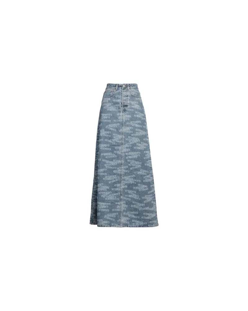 VETEMENTS HOSEN & RÖCKE - Jeansröckeauf YOOX.COM Blau
