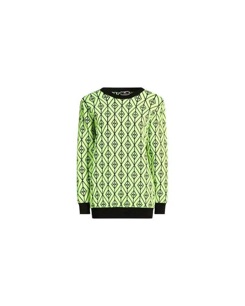 Elisabetta Franchi TOPS - Sweatshirtsauf YOOX.COM Limettengrün