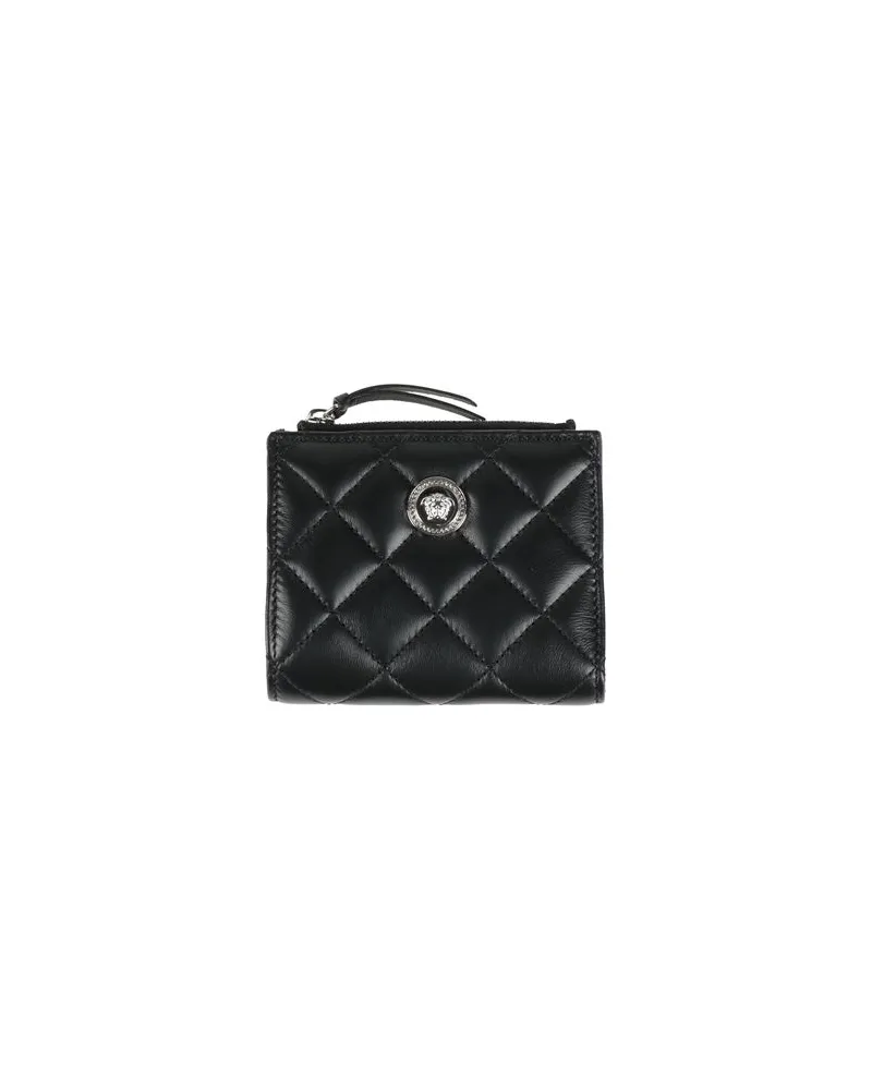 Versace Kleinlederwaren - Brieftaschenauf YOOX.COM Schwarz