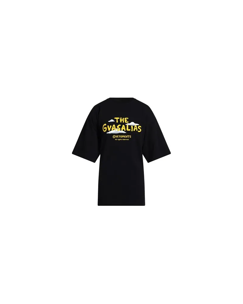 VETEMENTS TOPS - T-shirtsauf YOOX.COM Schwarz