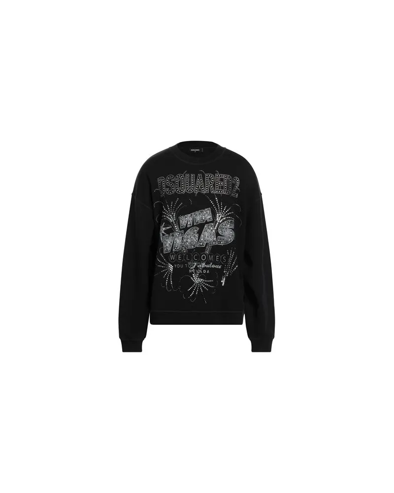 Dsquared2 TOPS - Sweatshirtsauf YOOX.COM Schwarz