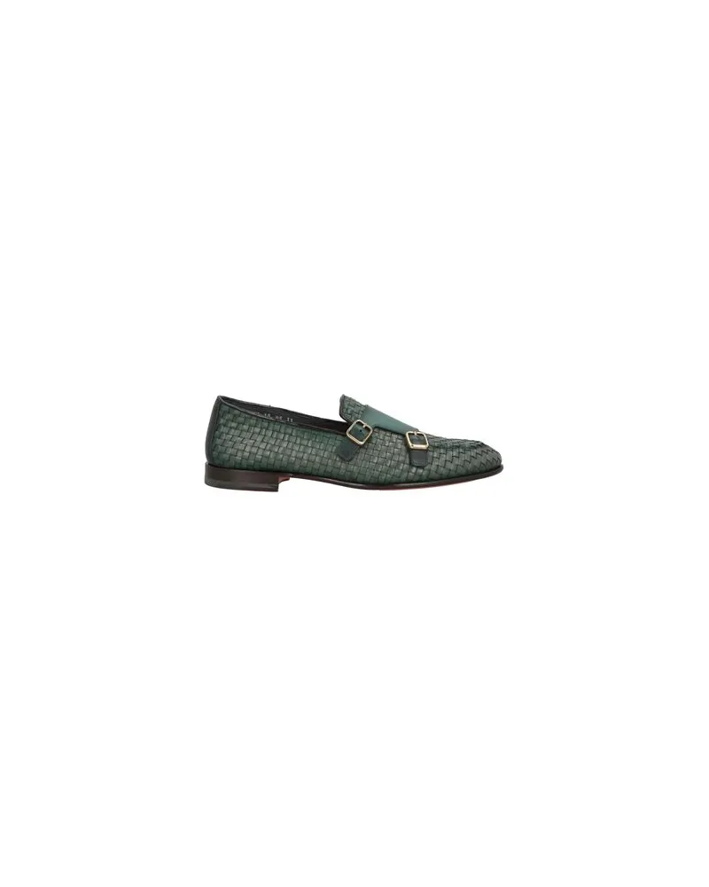 Santoni SCHUHE - Mokassinsauf YOOX.COM Dunkelgrün