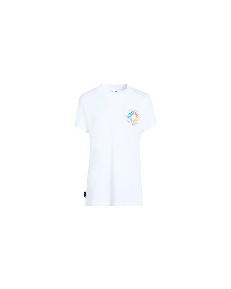 Puma SWxP Graphic Tee  - TOPS - T-shirtsauf YOOX.COM Weiß
