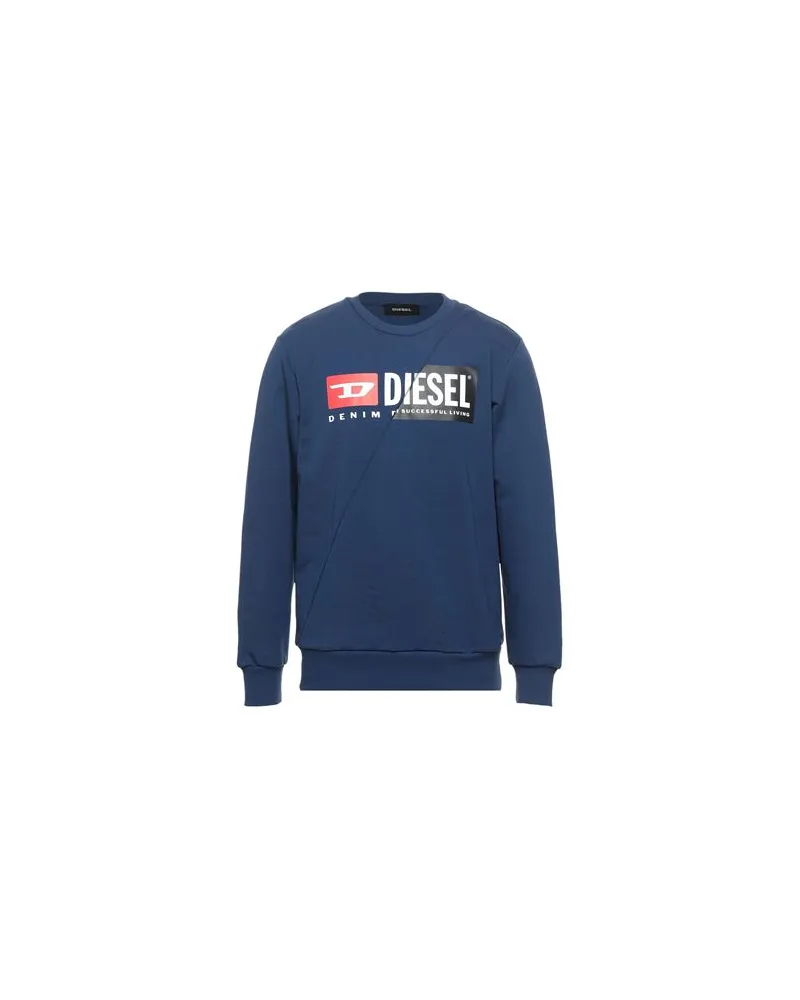 Diesel TOPS - Sweatshirtsauf YOOX.COM Blau