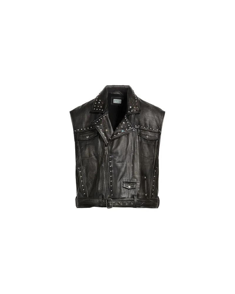 Guess JACKEN & MÄNTEL - Westenauf YOOX.COM Schwarz