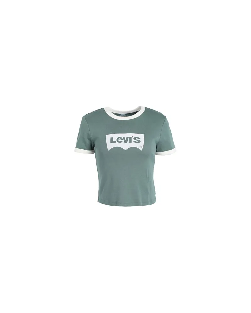 Levi's GRAPHIC MINI RINGER   - TOPS - T-shirtsauf YOOX.COM Salbeigrün