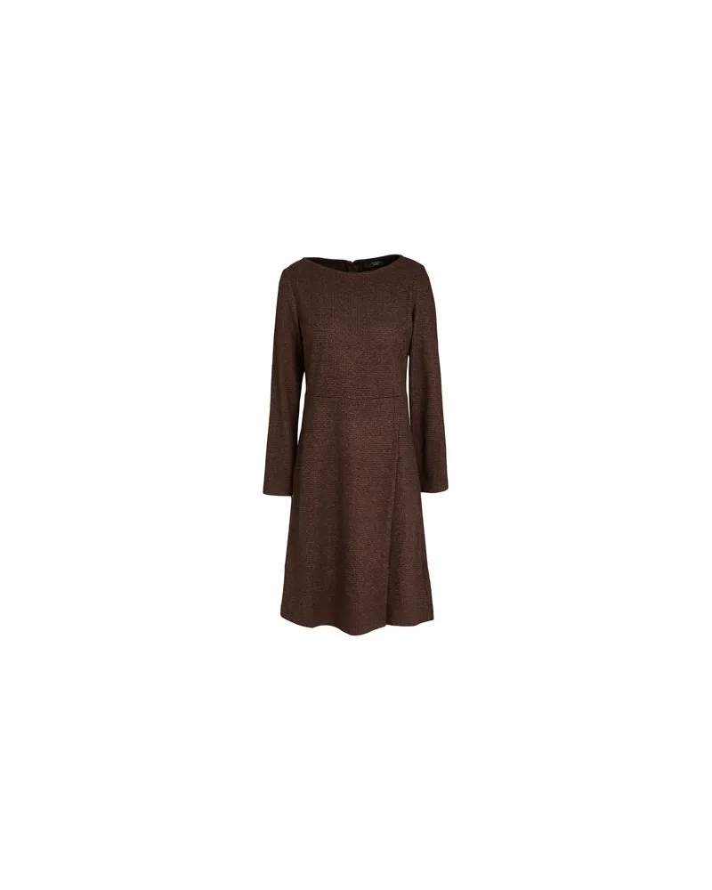 Max Mara KLEIDER - Mini-Kleiderauf YOOX.COM Dunkelbraun