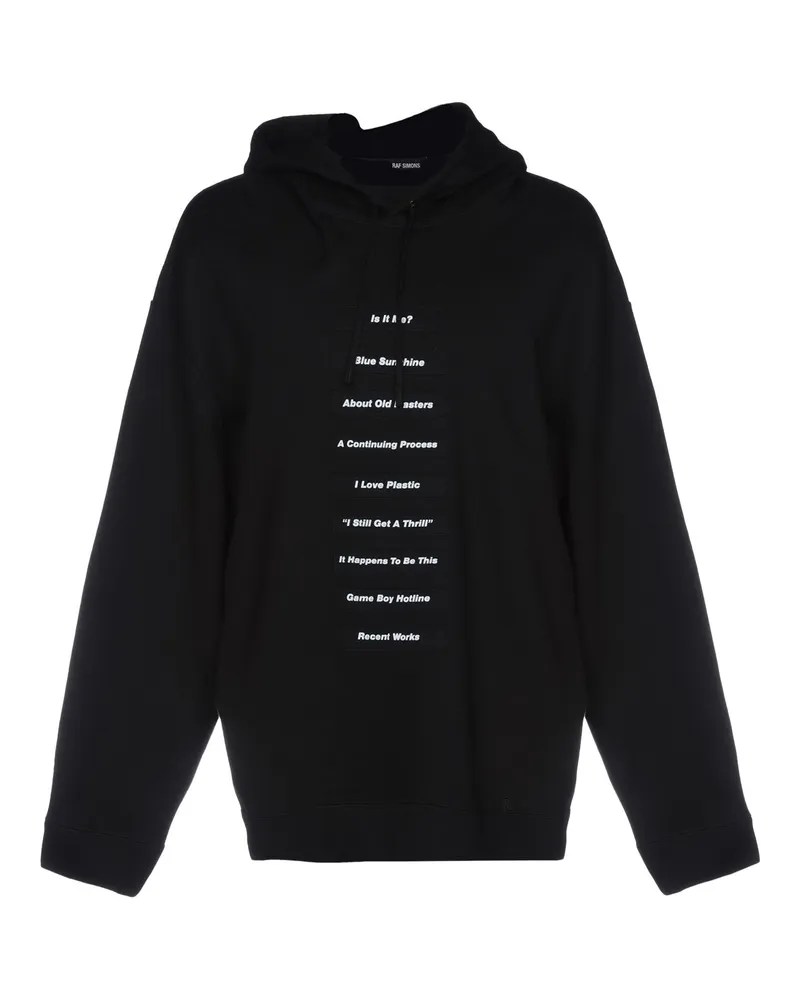 Raf Simons Sweatshirt Schwarz