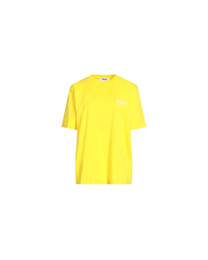 MSGM TOPS - T-shirtsauf YOOX.COM Gelb