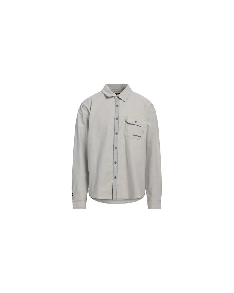 Converse OXFORD BUTTON DOWN COCOON BLUE  - OXFORD BUTTON DOWN COCOON BLUE - TOPS - Hemdenauf YOOX.COM Militärgrün